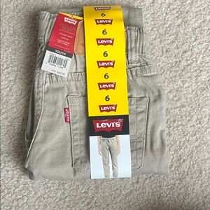 Levi's Youth Tan Khaki Elastic-Waist Pants
